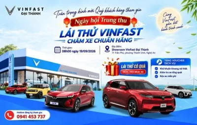 TRUNG THU CÙNG CẢ NHÀ LÁI THỬ VINFAST, CHĂM XE CHUẨN HÃNG