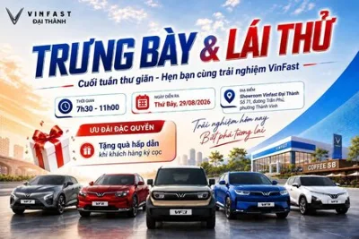 Sự kiện trưng & Lái thử xe VinFast